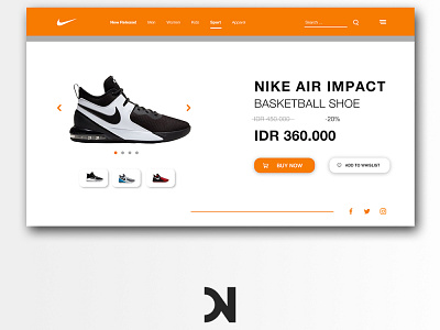 Nike Web Design