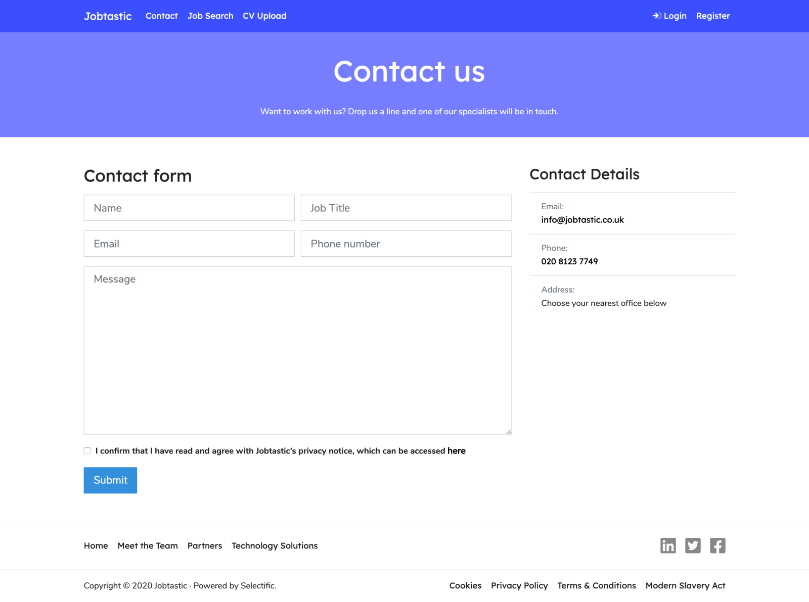 contact-us-by-selectific-on-dribbble