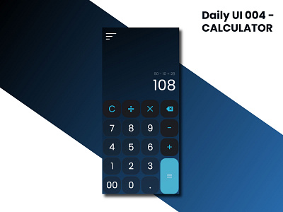 Daily UI #004 adobe xd calculator ui daily ui daily ui 004 daily ui challenge dailyuichallenge design design app mobile app design ui uidesign ux uxdesign