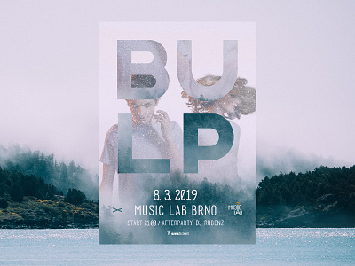 BULP / Music Poster creative design design flyer music photoshop poster print