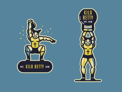 Kilo Betty WOD OUTLET apparel branding character crossfit fitness fitness logo graphicdesign illustration sports brand vector
