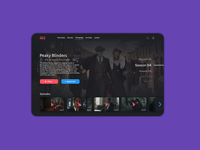 MolokoFilm dark design minimal movie ui ux web website