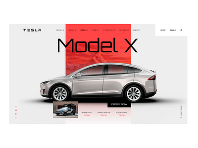Tesla Model X design illustration tesla web