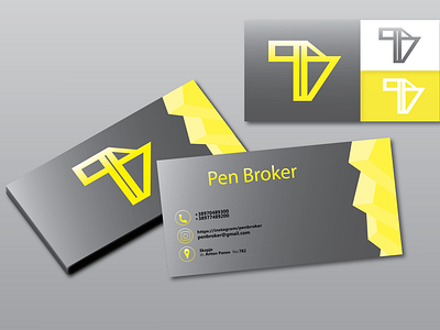 PB logo and business card