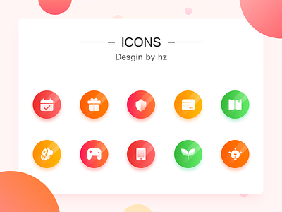 Icons app design dichromatic icon series