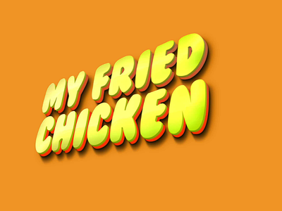 MY FRIED CHICKEN logo logos creativelogo