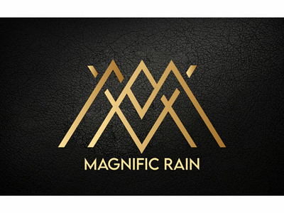 MAGNIFIC RAIN. logo logos creativelogo art