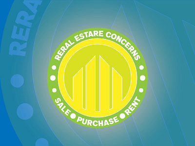 REAL ESTATE CONCERNS app bunchful gifts gift online gift flat icon logo logo design logo logos creativelogo logogrow ui vector web