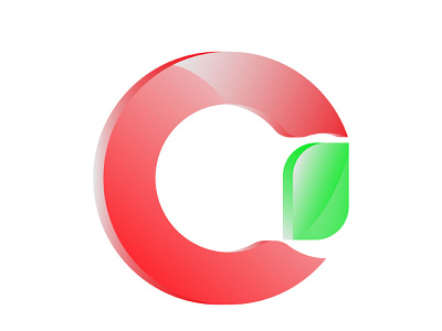 3D C Logo Green