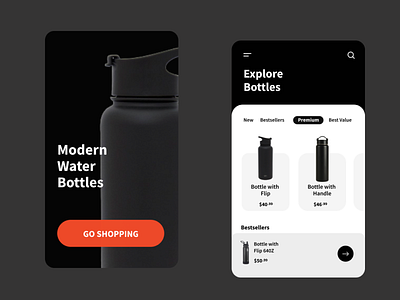 Product Design page app branding design minimal ui ux
