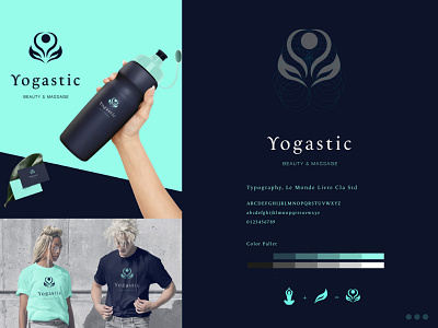 Branding Concept for Yogastic branding creativity design graphic design icon illustration logo typography ui vector yoga