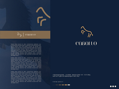 Branding concept for Caballo art artwork branding creativity design graphic graphic design illustration logo typography vector