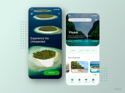 Concept for Travel Mobile App