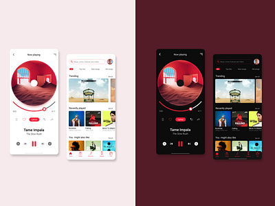 Music app Ui