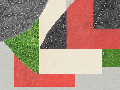36 DAYS OF TYPE 2020 - L - DETAIL 36daysoftype 36daysoftype07 abstract collage design digital illustration font geometric illustration nature photoshop scan texture type typeart typography