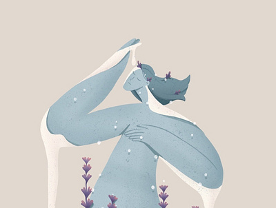 Soft feelings characterillustration design digitalart illustration illustrator nature procreate