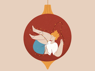 Very Merry Christmas characterillustration design digitalart ill illustration illustrator nature procreate