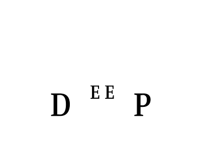 D E E P adobe illustrator branding design icon illustration logo minimal ui ux vector