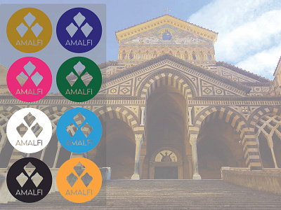 Stickers Amalfi adobe illustrator branding design graphic design icon illustration logo minimal ui ux vector