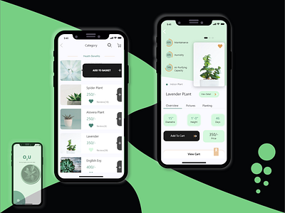 O2U-IOS Interface Design app design e comerce e commerce app e commerce design indoor plant interaction design interface ios ios app ios app design presentation ui ui design uiux