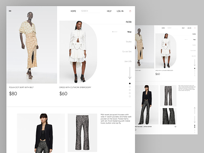 Clothing Brand - website design branding design designer interaction design ui ui design uiux user interface design web design website design