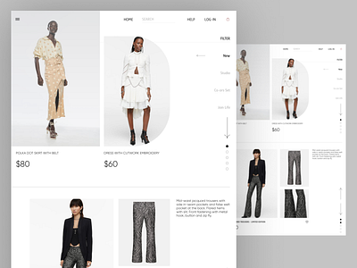 Clothing Brand - website design