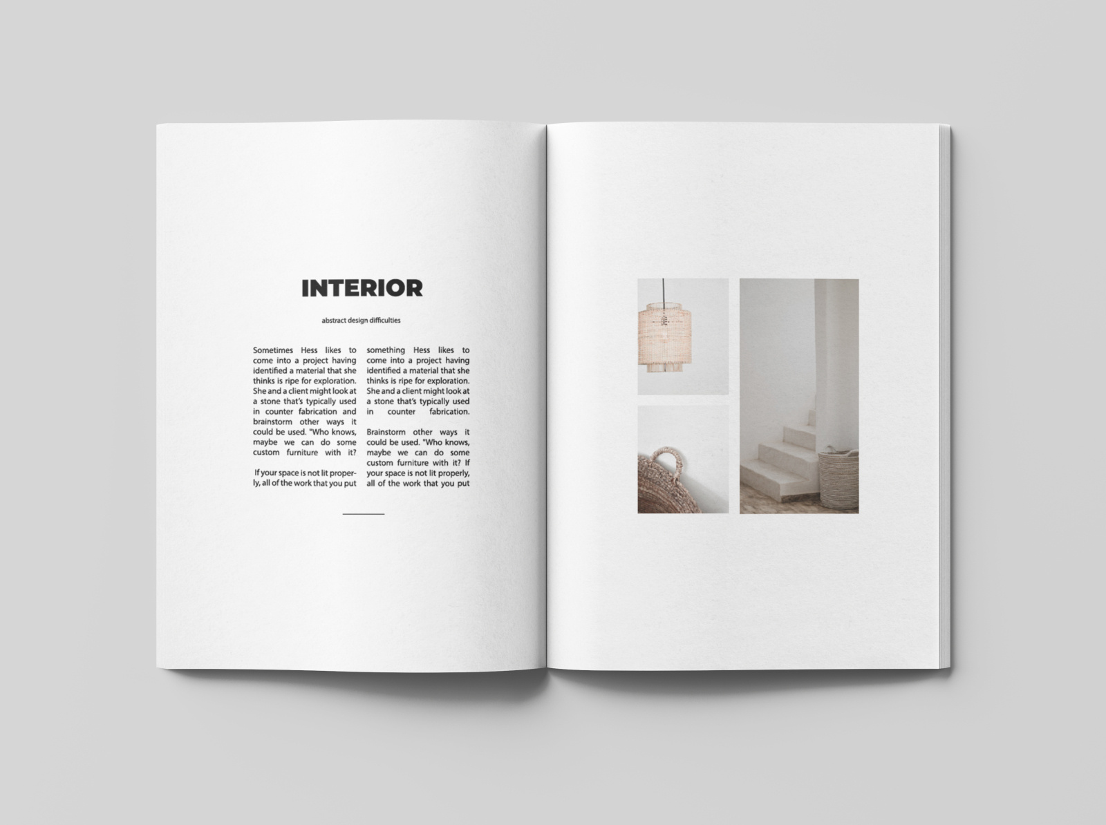 Architecture magazine layout 2. by Dana on Dribbble