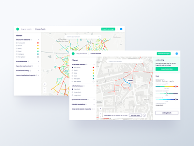 Rosi - Map Interface application branding dashboard design interface ui ux webapp website