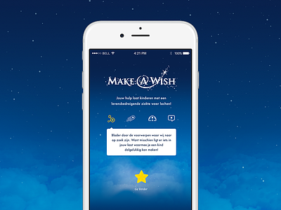 Make A Wish app children ios iphone make a wish mobile ui ux wish