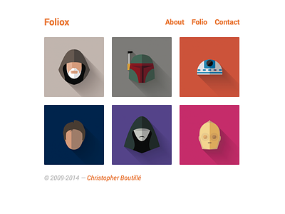 Foliox Kirby Theme cms flat folio getkirby website kirby minimal portfolio simple site web