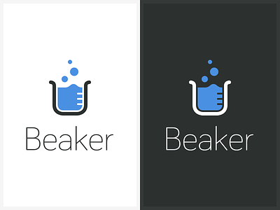 Beaker Logo beaker black white buy clean for sale logo minimal sale