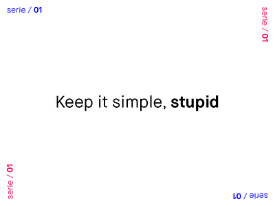 Keep It Simple, Stupid