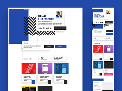 Portfolio Design app branding design interface ios material patterns portfolio ui ux web website