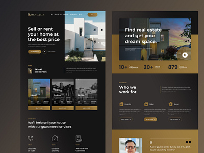 Real Estate Landing Page Design