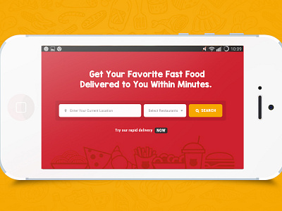 Food Ninja Mockup food mockup restaurant template ui ux website