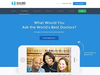 Medical Website Mockup