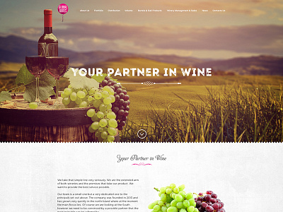 Wine Distributor beer business layout mockup modern multipurpose psd template ui ux wine