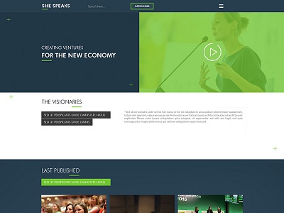 She Speaks Website Mockup