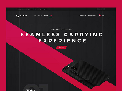Ipitaka Product Showcase Mockup dark design homepage landing page product showcase ui ux web website