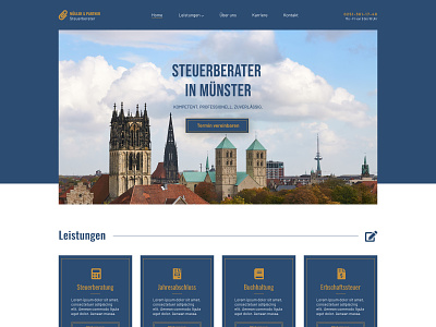 Homepage Tax Consultant homepage webdesign webdesigner