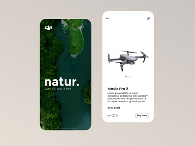 Dji Mobile Ui adobexd branding design photography tech ui ui ux uidesign uiux uxdesign adobexd photoshop