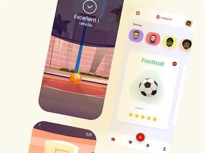 Mobile Game Ui Concept adobexd app games illustration mobile games sports tech uidesign uiux uxdesign adobexd photoshop