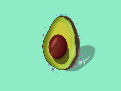 Avocado Illustration!