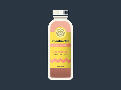 Download Kombucha Bottle By Scott Ryan Goldstein On Dribbble