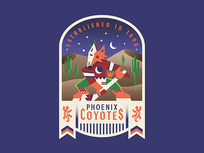 Phoenix Coyotes Badge