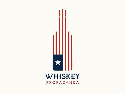 Whiskey Propaganda Podcast Logo america american american flag branding dribbble flag logo logo design logomark patriotic podcast art podcast logo podcasting stars and stripes united states usa usa flag whiskey whiskey bottle