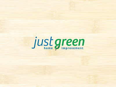 Just Green logo branding logo typography