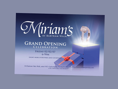 MIriam s Jewelry Post Card