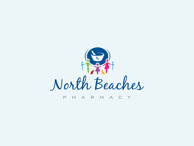 North Beaches Pharmacy Logo branding logo