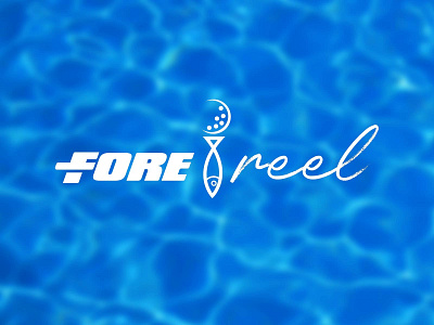Fore Reel Logo branding logo typography